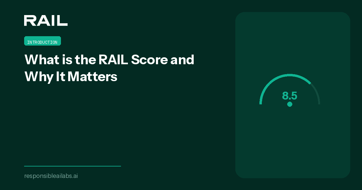 What is the RAIL Score and Why It Matters